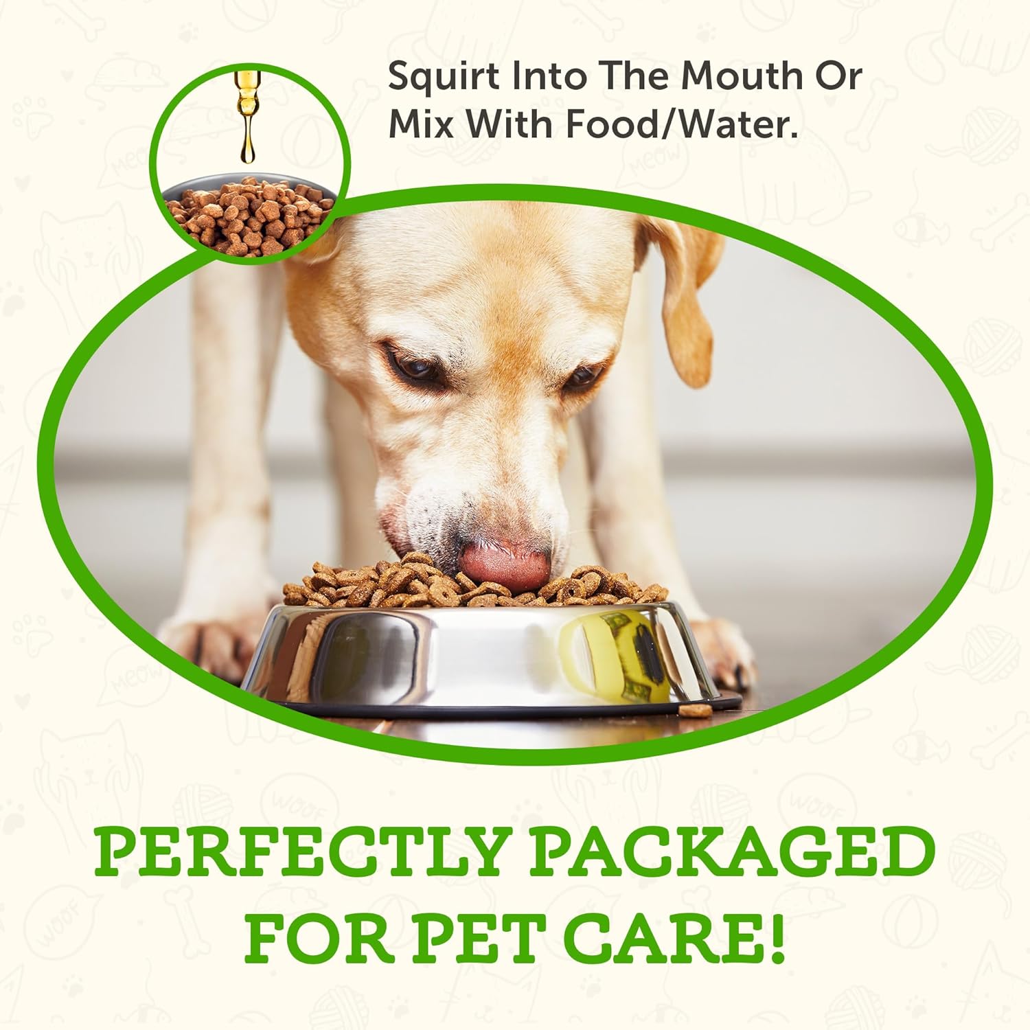 Senior Support Herbal Supplement for Dogs & Cats - Milk Thistle for Kidney Support - 2 Fl Oz