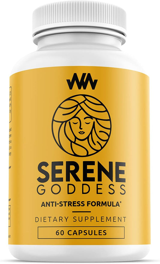 Serene Goddess Women's Supplement with Magnolia Bark for Mood Boost and Stress Relief