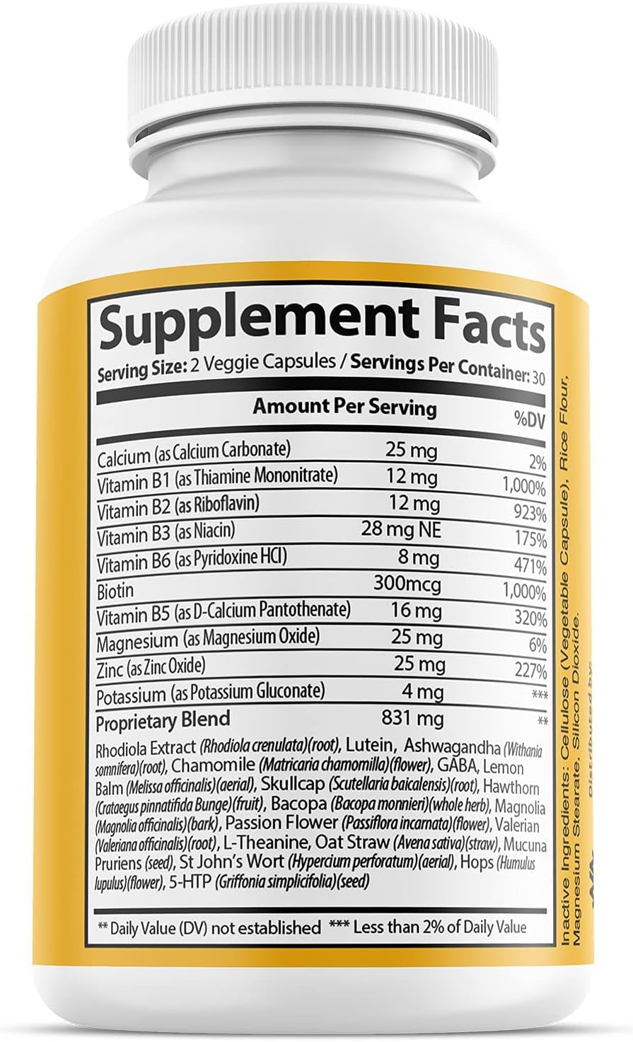 Serene Goddess Women's Supplement with Magnolia Bark for Mood Boost and Stress Relief