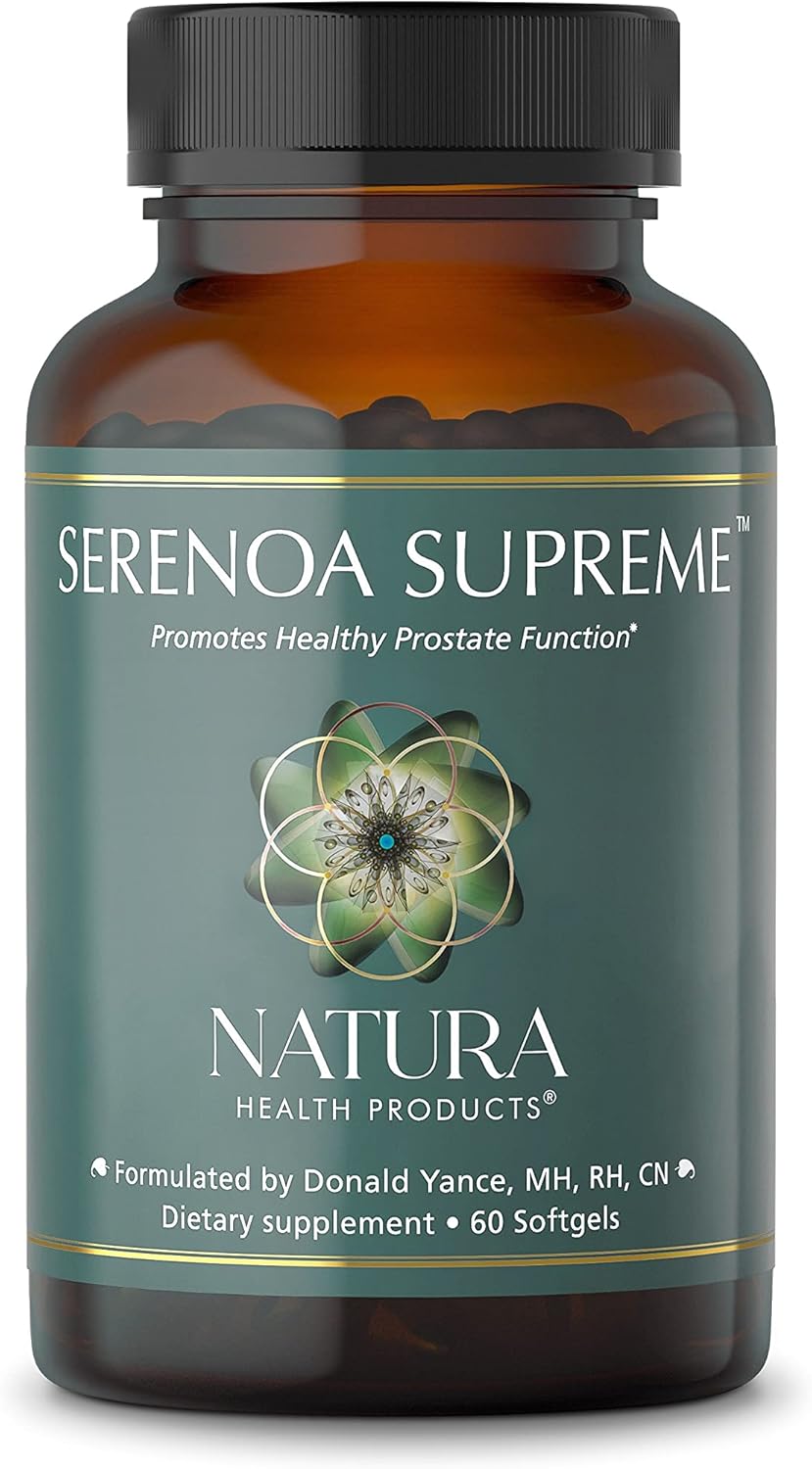 Serenoa Supreme Supplement for Men - Promotes Prostate Health with Saw Palmetto, Nettle, Cratavin, and Pumpkin Seed Oil - 60 Softgels