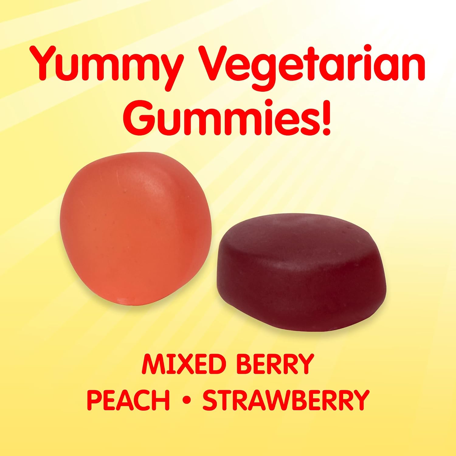 Sesame Street Vitamin D3 Gummies for Kids - 600 IU per Gummy - 6 Months Supply - Gluten, Dairy, Peanut, & Gelatin Free - Immune, Bone, and Teeth Support - Non-GMO - 180 Vegetarian Gummies