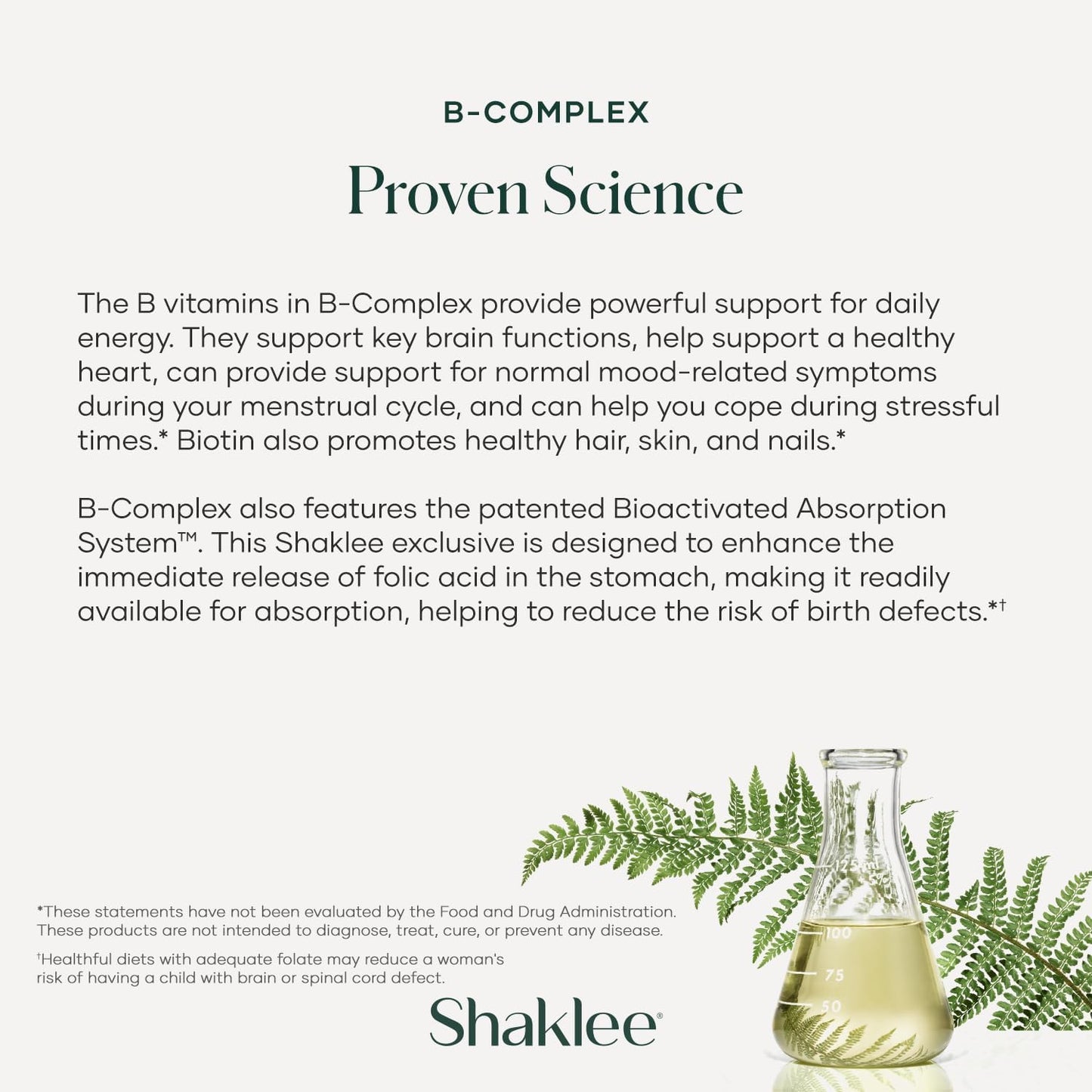 Shaklee B-Complex Tablets - Boost Energy with Bioactivated Absorption System - Supports Well-Being, Cardiovascular, Brain Health - 240 Count