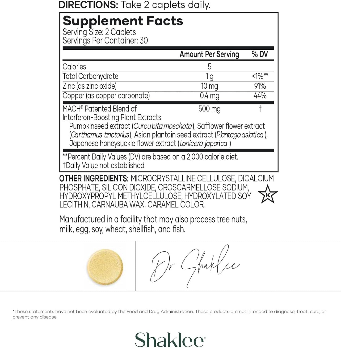 Shaklee Chewable Vitamin C 250mg Tablets - Lemon Flavored for Immune Support - Easy-to-Consume Vitamin C Supplement for Kids and Adults - 60 Tablets