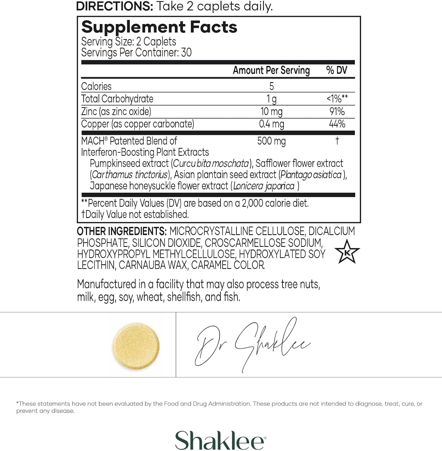 Shaklee Chewable Vitamin C 250mg Tablets - Lemon Flavored for Immune Support - Easy-to-Consume Vitamin C Supplement for Kids and Adults - 60 Tablets