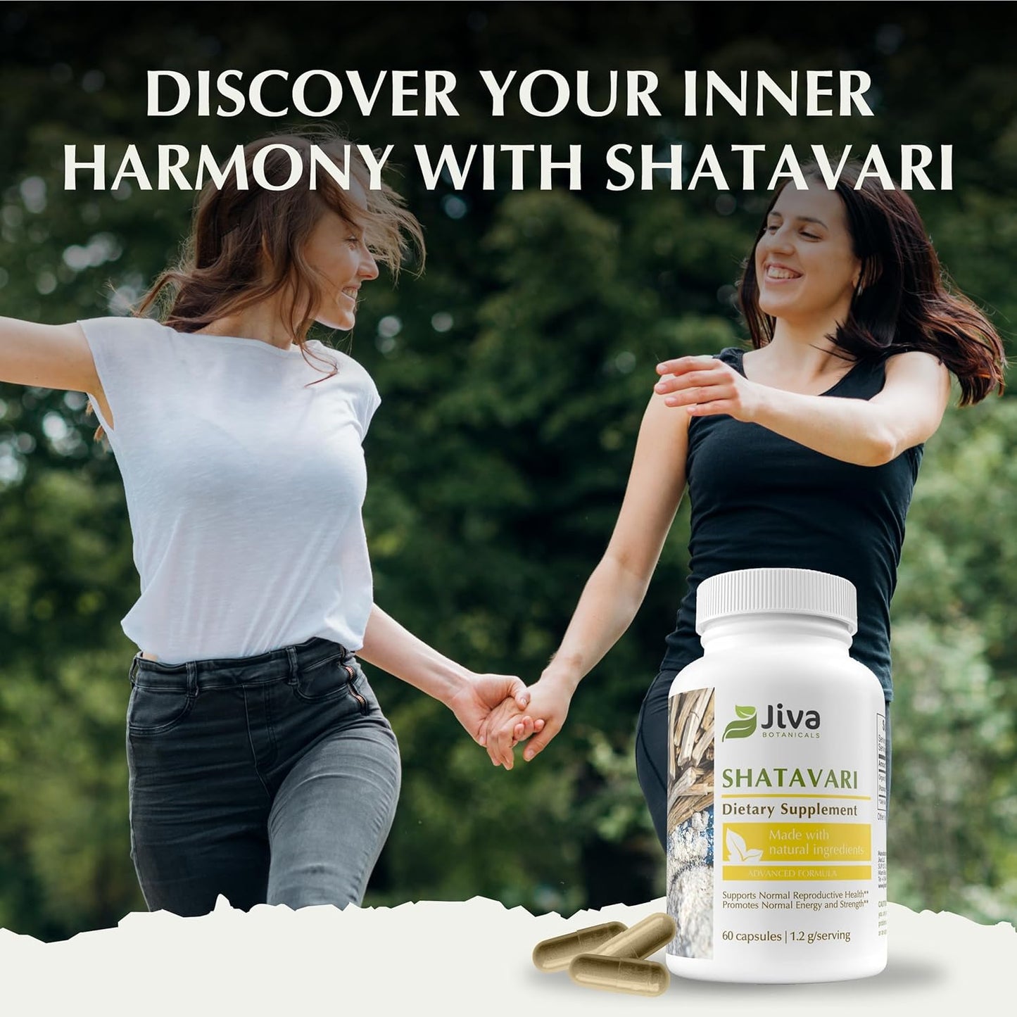 Shatavari Root Powder Extract Capsules - 1200mg - Hormonal Balance Support for Women - Asparagus Racemosus Herb - 60 Caps