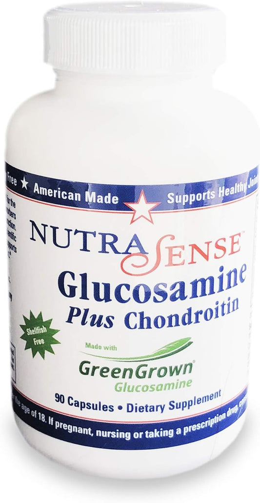 Shellfish-Free Glucosamine Chondroitin Capsules for Healthy Joints & Cartilage - 90ct, 500/400mg