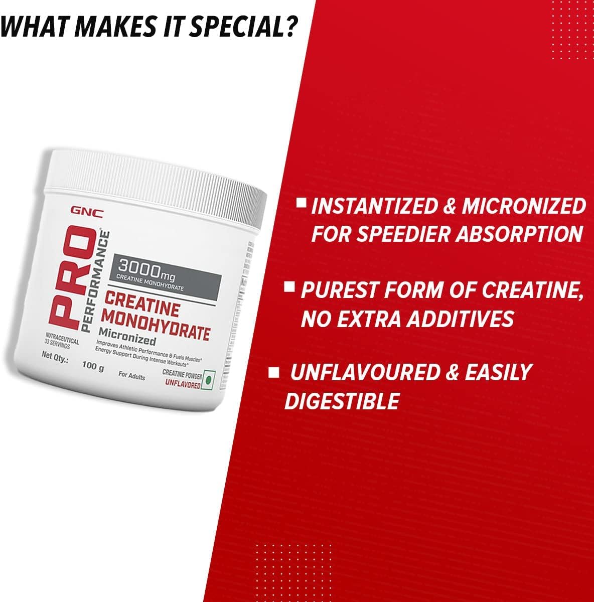 Sheltr Pro Performance Creatine Monohydrate Powder - Unflavoured 100g - Boost Athletic Performance, Fuel Muscles, Energy Support - Made in USA