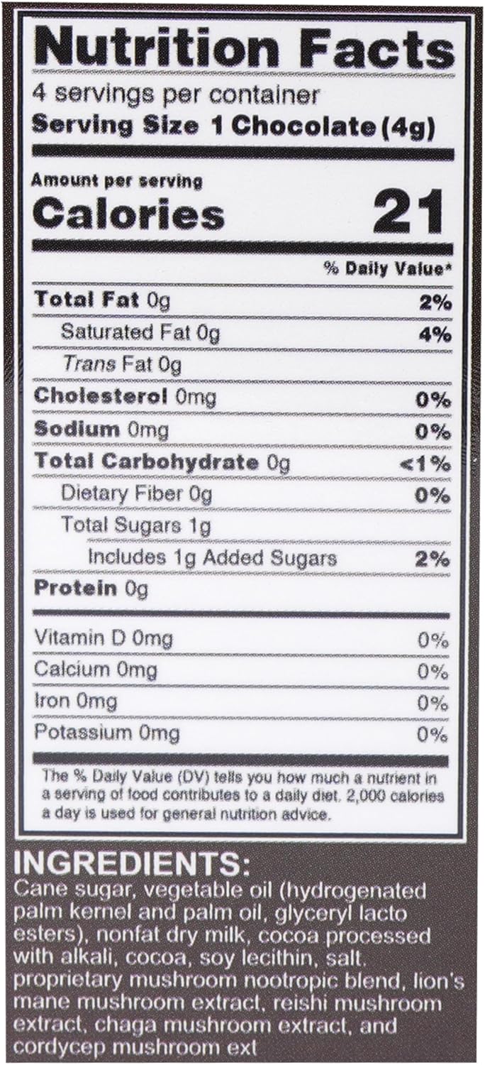 Shrumfuzed Nootropic Gummy 8000mg - Lion's Mane, Reishi, Chaga, Cordycep Mushroom Blend - Blue Lemonade Flavor