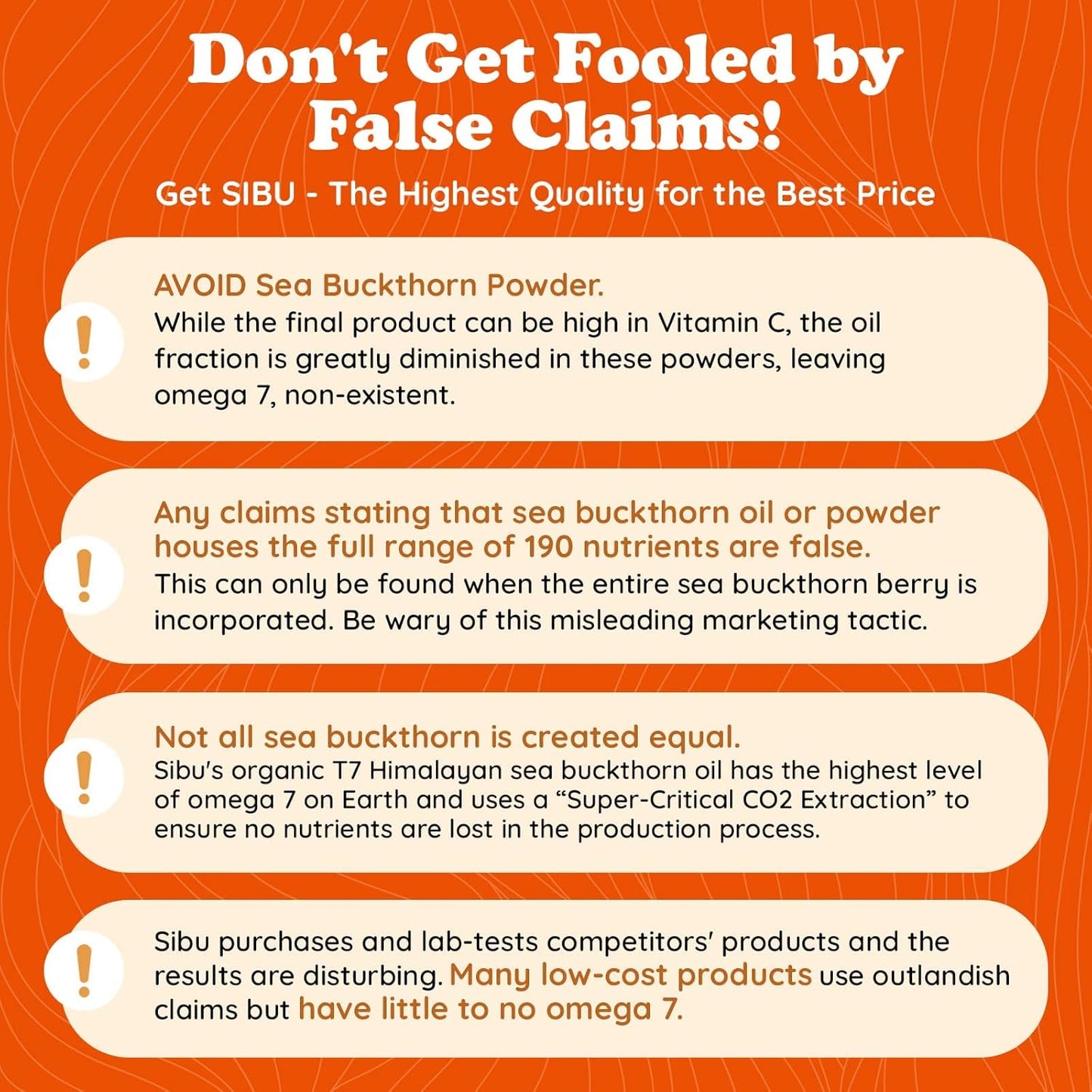 Sibu Blend Sea Buckthorn Fruit Juice - Omega 7 Supplement with Healthy Fruit Juice - Potent 32 Ounce Purée