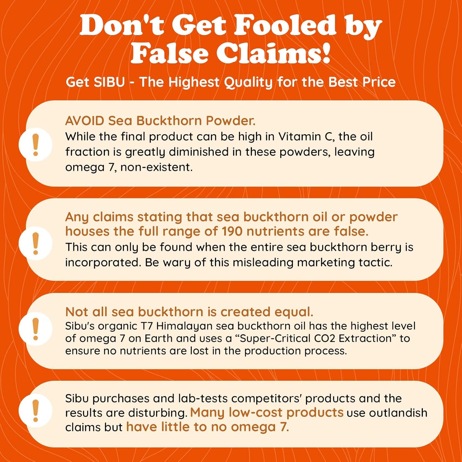 Sibu Blend Sea Buckthorn Fruit Juice - Omega 7 Supplement with Healthy Fruit Juice - Potent 32 Ounce Purée