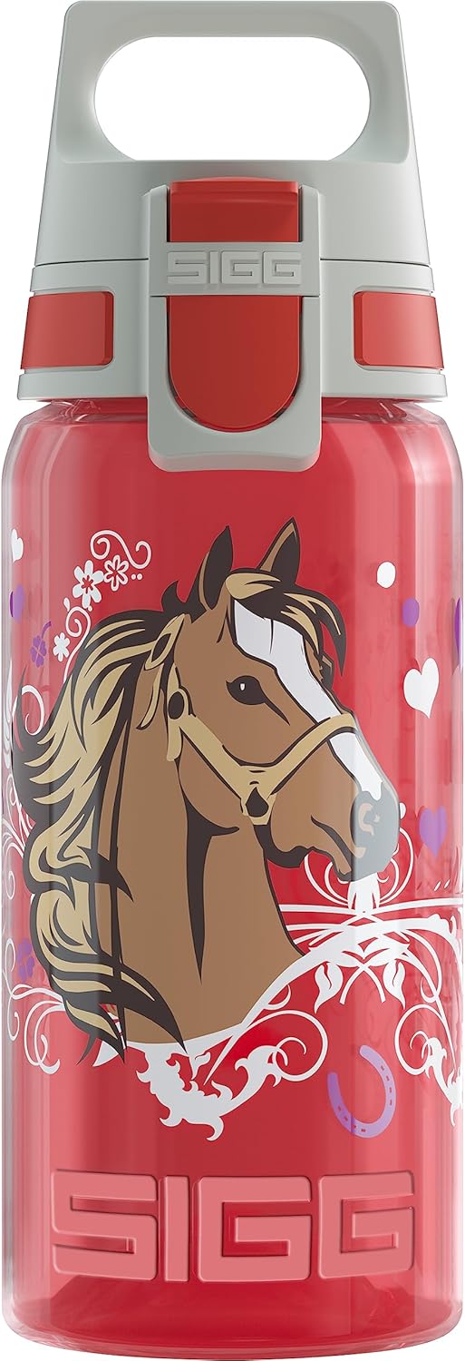 SIGG VIVA ONE Kids Water Bottle - 17 Oz - Dishwasher Safe - Ideal for School and Sports - Made in Germany - Suitable for Carbonated Drinks