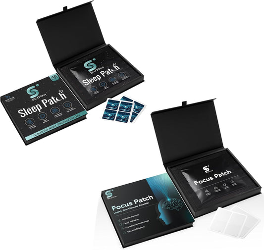 SILORAN Combo Sleep and Focus Patches - 48 Day Supply