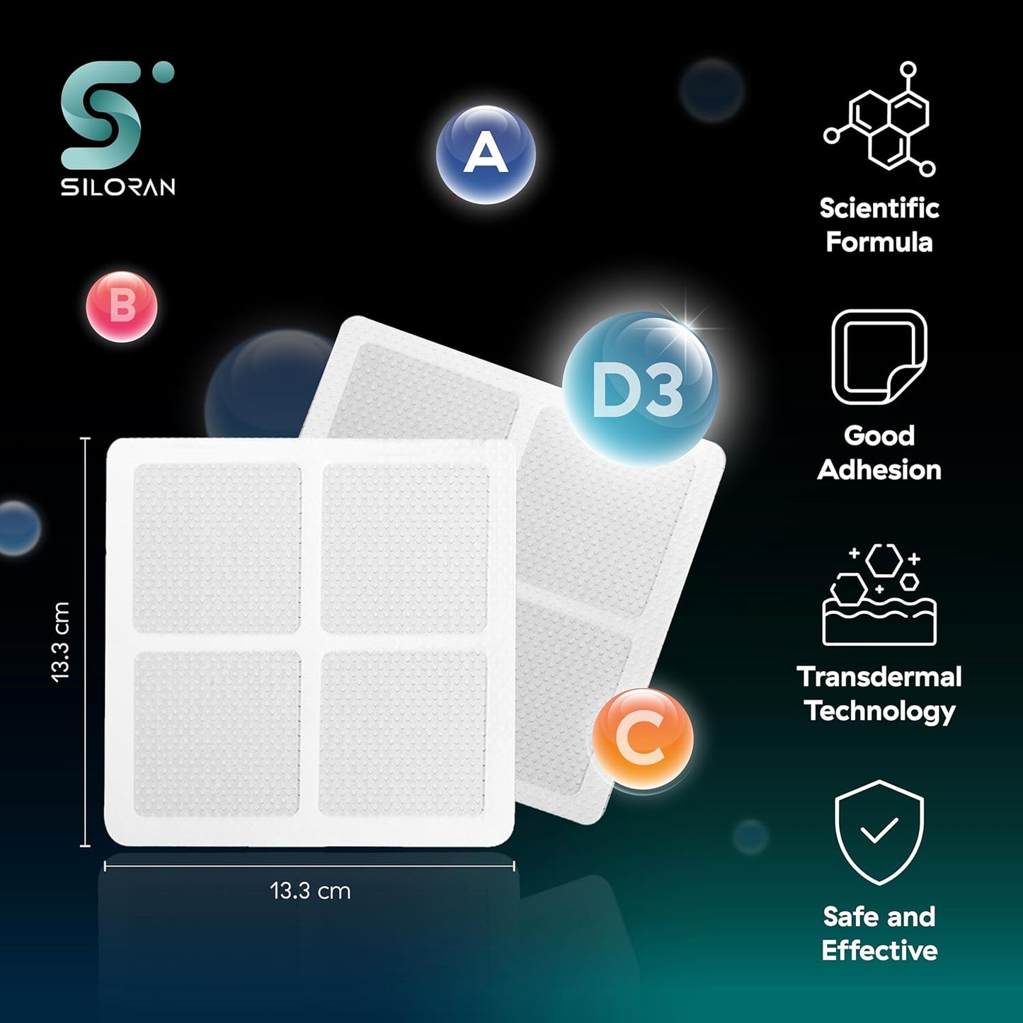 SILORAN Multi Plus Patch: 48-Day Supply for Daily Multivitamin Delivery