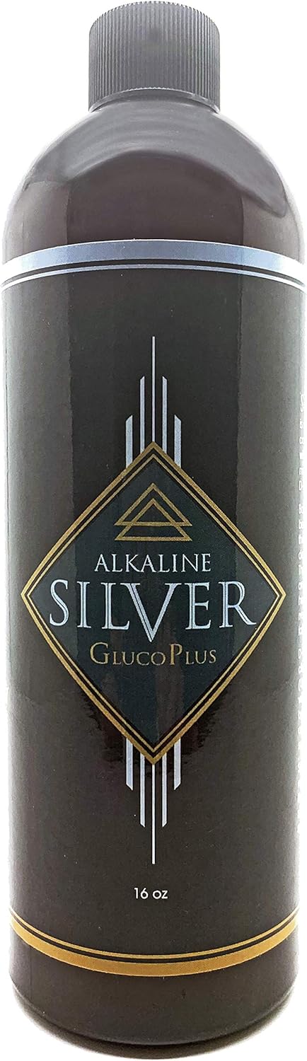 Silver GlucoPlus Alkaline Colloidal Silver Hydrosol for Health and Wellness