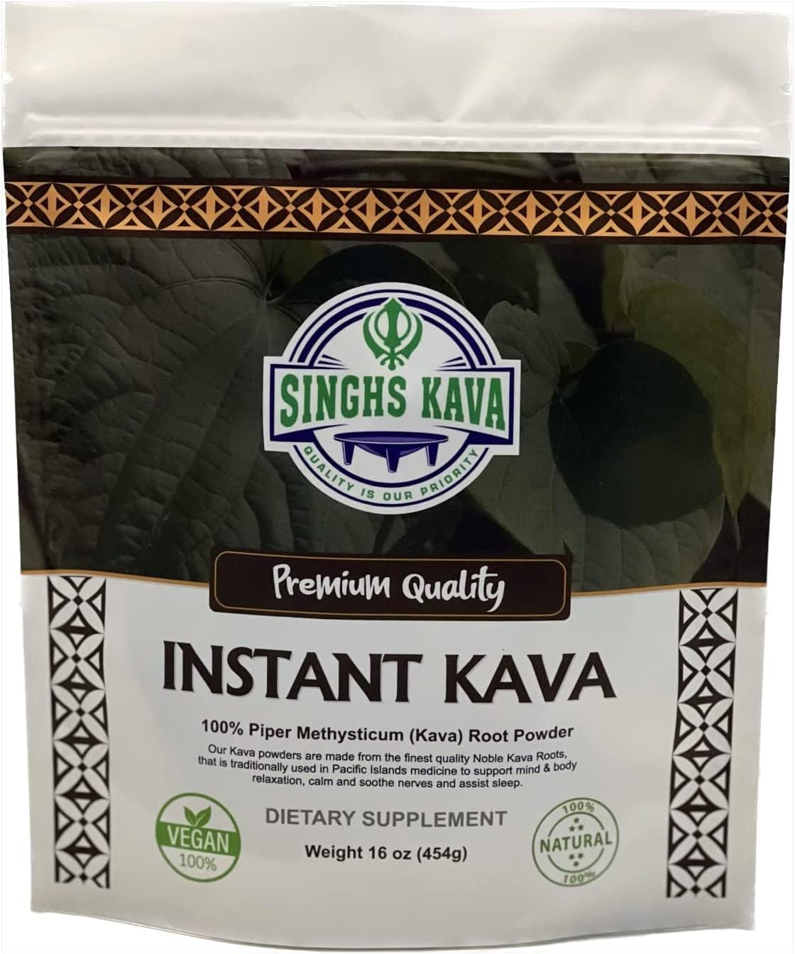 SINGHS Micronized Instant Kava Powder-Fijian Kava 1lb - High-Quality Outdoor Gear