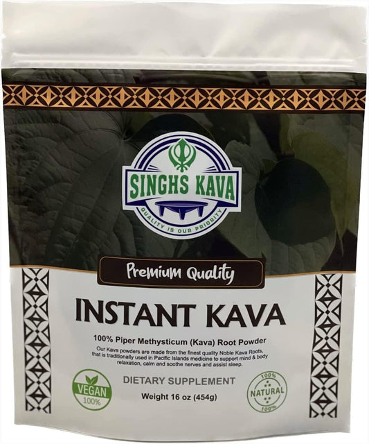 SINGHS Micronized Instant Kava Powder-Fijian Kava 1lb - High-Quality Outdoor Gear