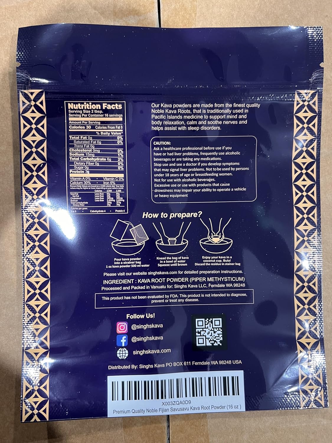 SINGHS Premium Noble Fiji Kava - Authentic Savusavu Kava Roots for Sale