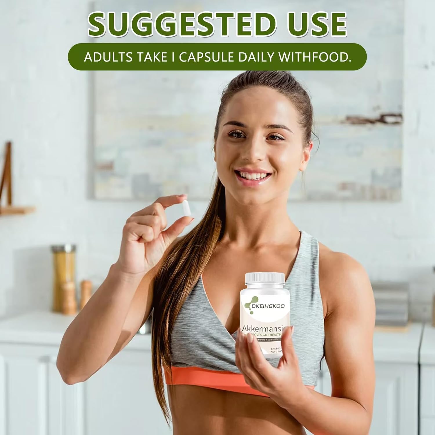 Single Pack of Newly Formulated Akkermansia Supplement