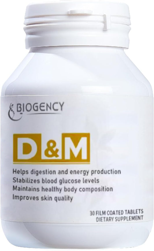 Skin Health Supplement with Folic Acid & B Vitamins - 30 Count Pack for Digestion & Energy Production