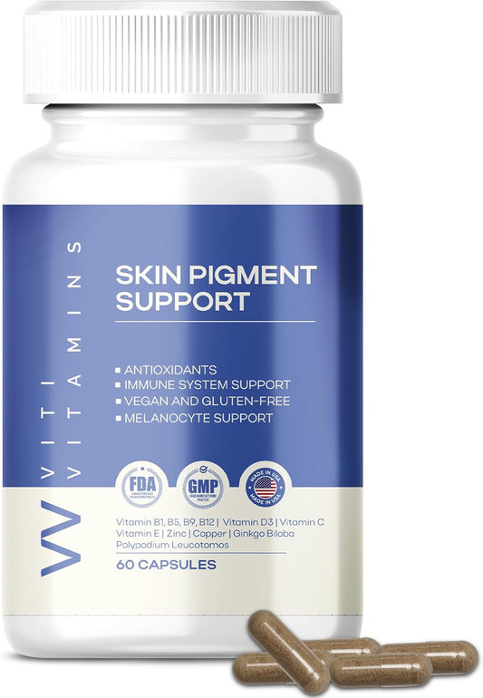Skin Pigment Support Supplement with Polypodium Leucotomos for Faster Results - 60 Capsules - BoostGo Australia