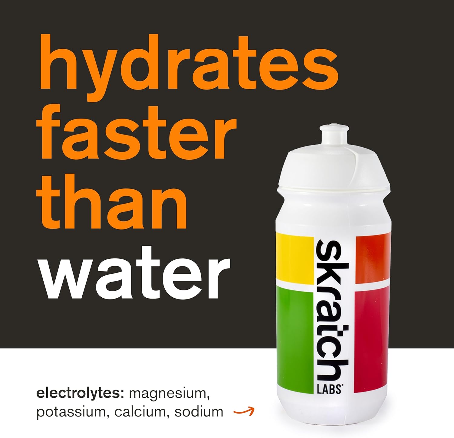 Skratch Labs Hydration Drink Mix Packets, Orange Flavor (20ct) - Electrolyte Powder for Athletes - Gluten Free, Vegan, Kosher