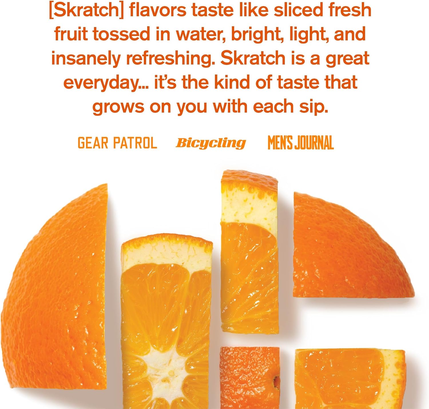 Skratch Labs Hydration Drink Mix Packets, Orange Flavor (20ct) - Electrolyte Powder for Athletes - Gluten Free, Vegan, Kosher