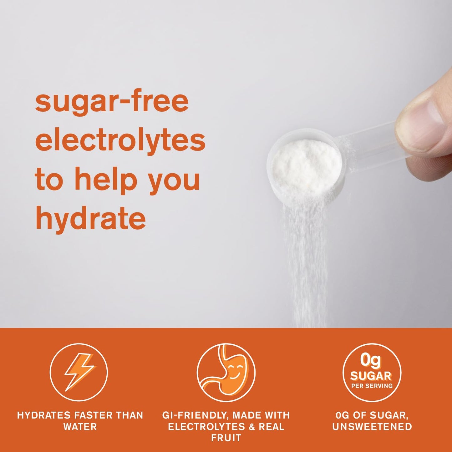 Skratch Labs Unsweetened Electrolyte Powder - Tangerine + Orange Flavored - Sugar-Free Sport Drink Mix for Everyday Hydration - 30 Servings - Keto, Paleo, Vegan, Non-GMO Booster