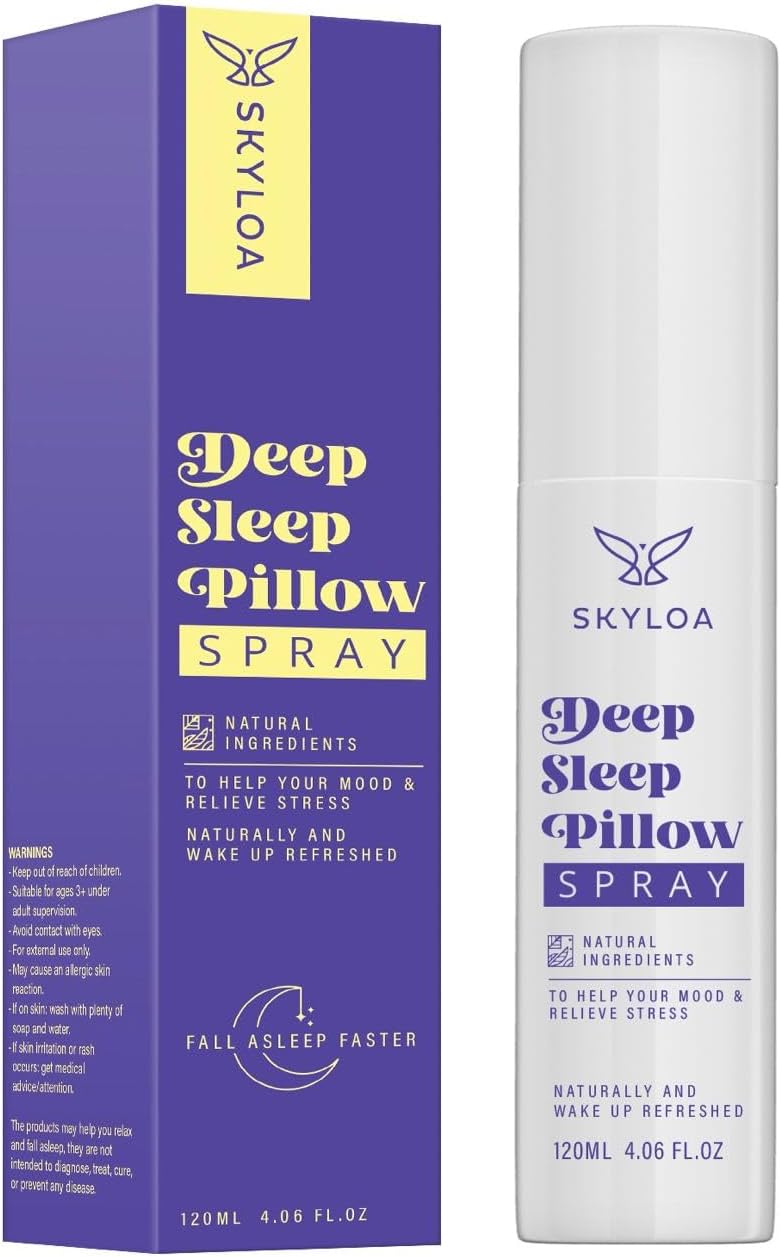 Skyloa Deep Sleep Pillow Spray with Lavender for Relaxation - 120ml