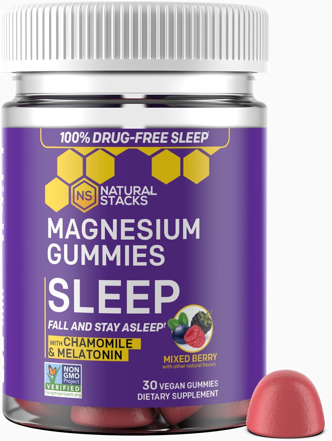 Sleep and Mood Support Bundle: Magnesium Gummies + Serotonin Brain Food - 90 Pieces for Quality Sleep & Positive Mood