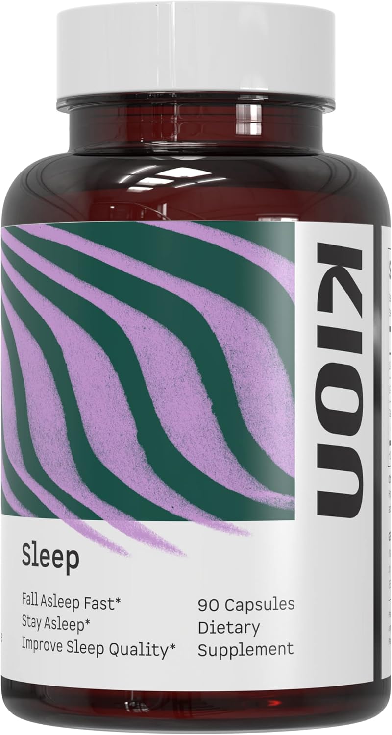Sleep Better with Kion: Fall Asleep Quickly, Enhance Sleep Quality, and Stay Asleep with Amino Acid Sleep Support - 30 Servings