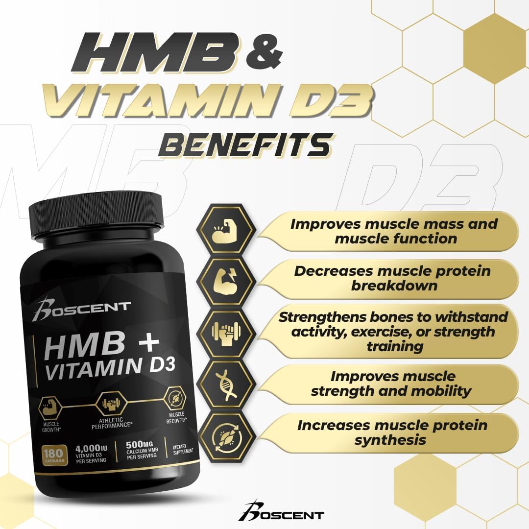 Sleep Support Supplement with BOSCENT Apigenin and HMB Vitamin D3 for Restful Sleep and Relaxation