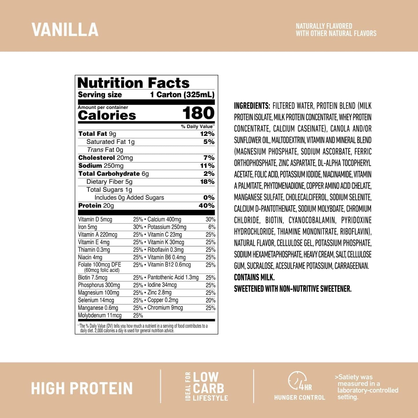 SlimFast High Protein Vanilla Bundle - 12 Count of Meal Replacement Shakes and Powder Mix with 20g Protein per Serving