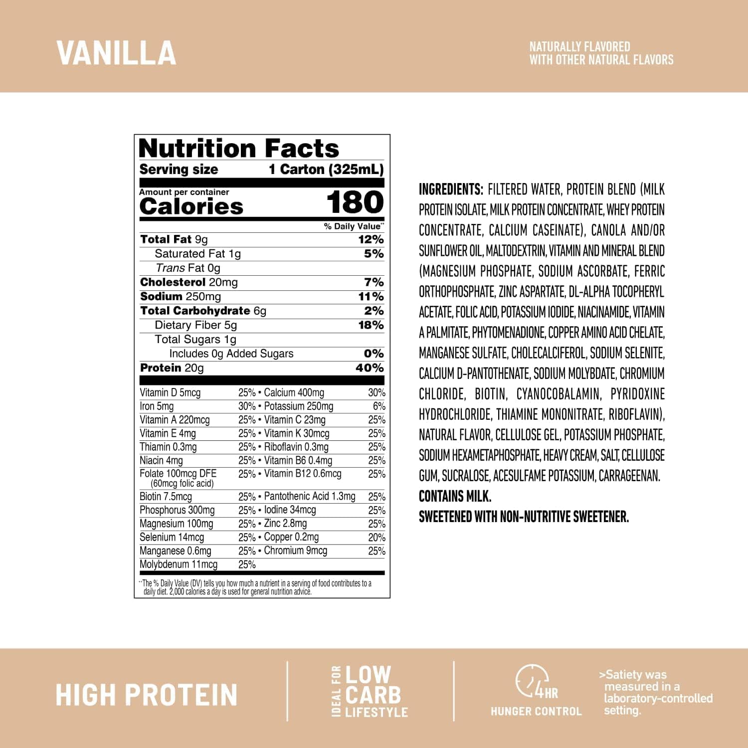 SlimFast High Protein Vanilla Bundle - 12 Count of Meal Replacement Shakes and Powder Mix with 20g Protein per Serving