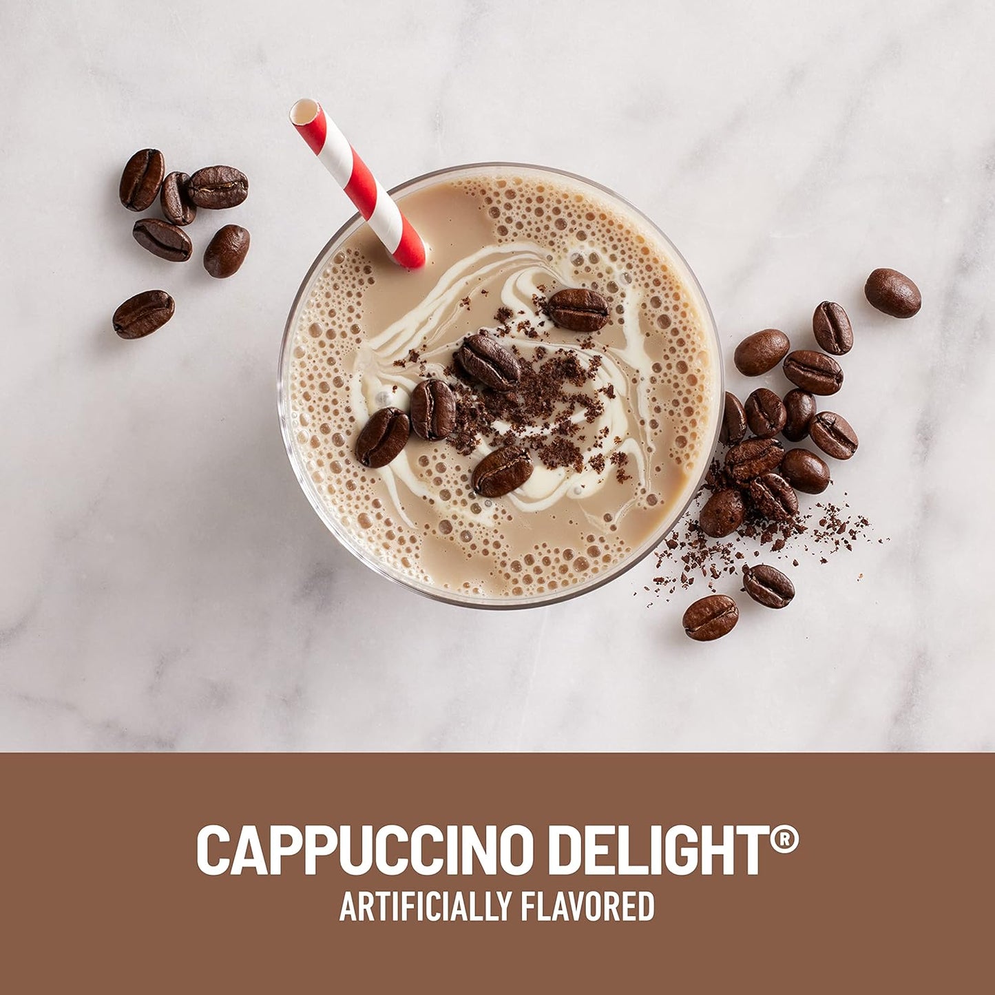 SlimFast Original Cappuccino Delight Meal Replacement Shake - Ready to Drink Protein Shake for Weight Loss - 4 Count, 11 Fl. Oz Bottles - Pack of 3