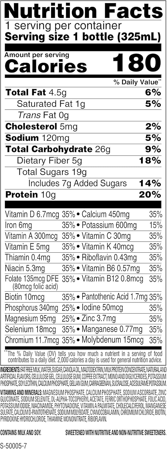 SlimFast Original Cappuccino Delight Meal Replacement Shake - Ready to Drink Protein Shake for Weight Loss - 4 Count, 11 Fl. Oz Bottles - Pack of 3