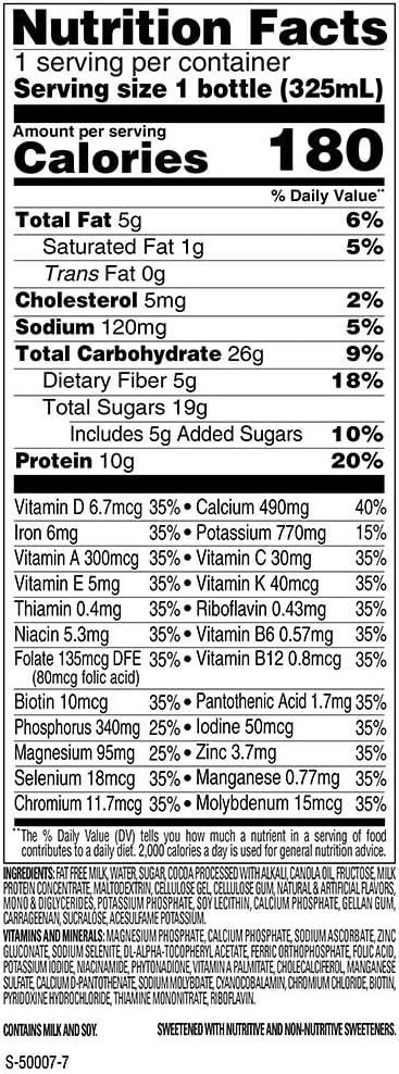 SlimFast Rich Chocolate Royale Meal Replacement Shake - 10g Protein, 11 Fl. Oz Bottle, Pack of 12