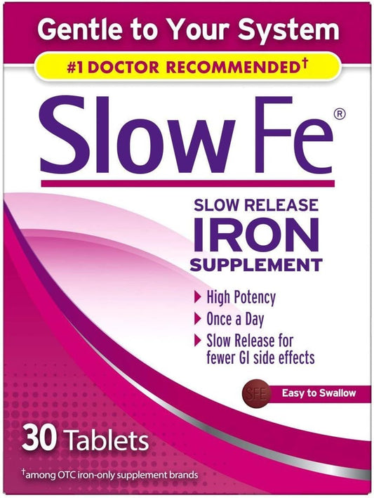 Slow Fe Slow Release Iron Supplement - 120 Tablets