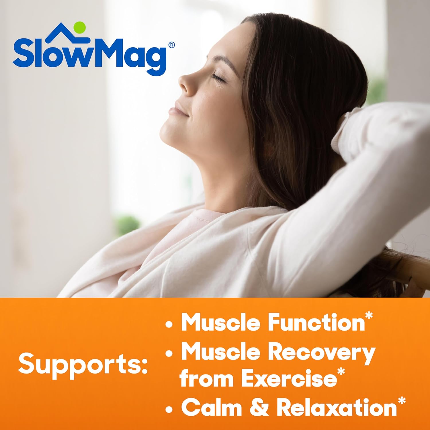 Slow-Mag Magnesium Citrate Gummies - Muscle Health & Relaxation Support, Berry Flavored, 120 Gummies (2 Pack)