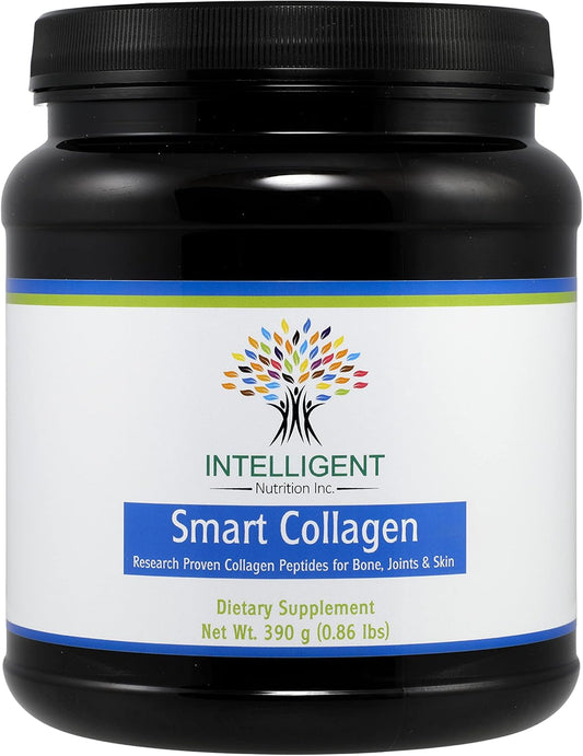 Smart Collagen Powder Peptides for Bones, Joints, Skin & Gut - Clinically Researched Synergistic Formula for Men and Women - 390g, 30 Servings