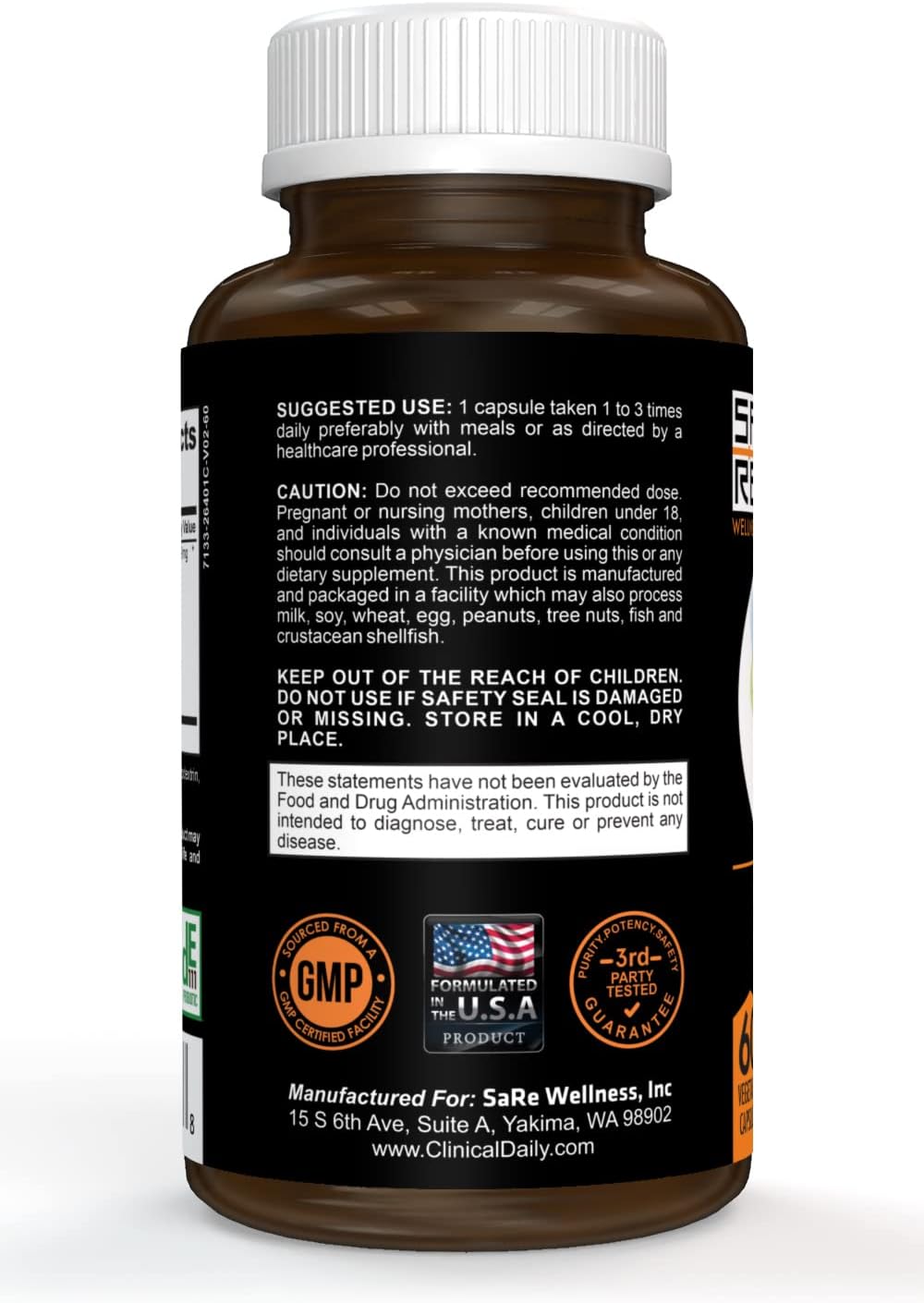 Smart Defense Mega Spore Probiotic with Bacillus Subtilis for Women and Men - 60 Vegan Capsules for Natural Slim Microbiome Support