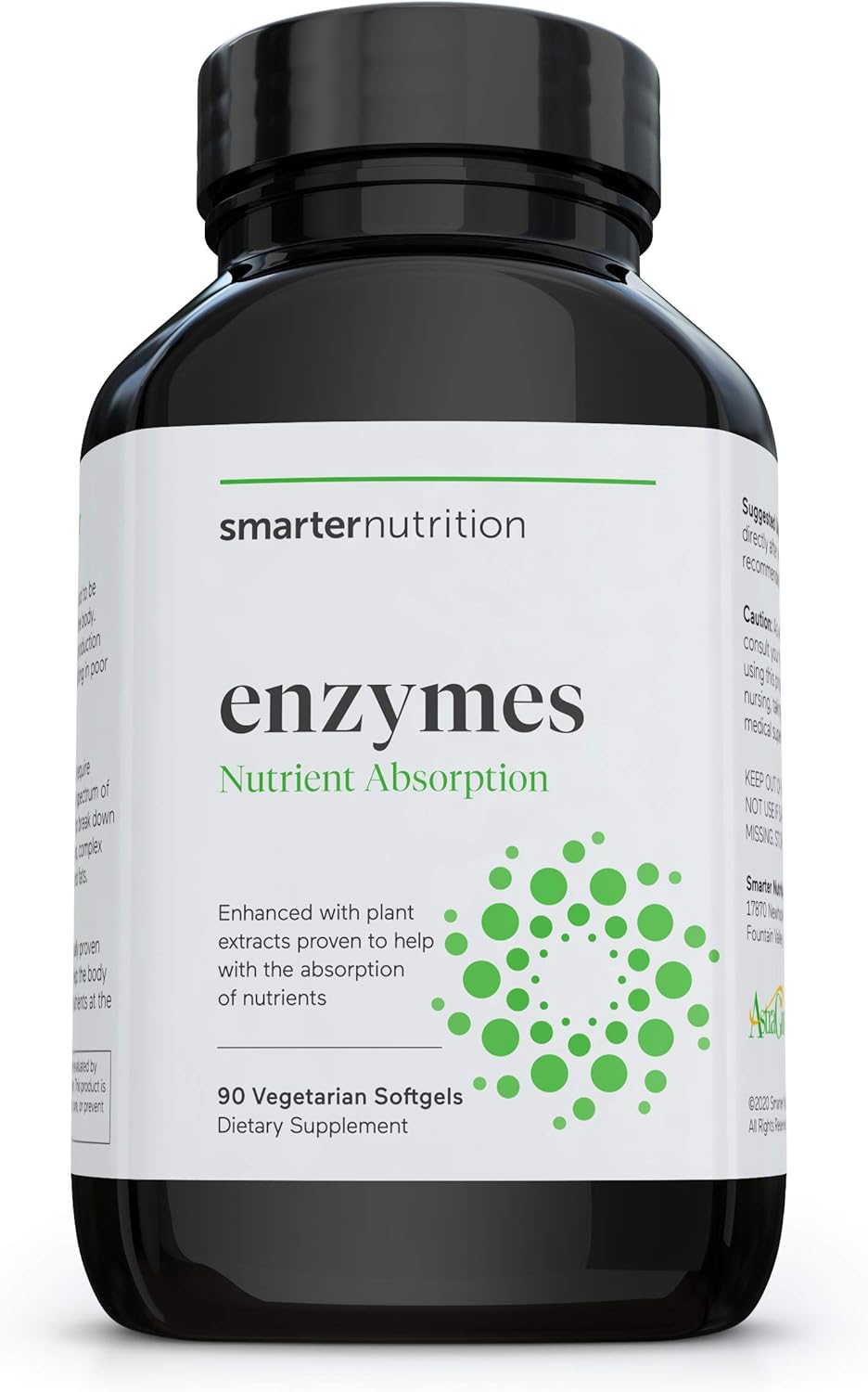 Smarter Nutrition Gut Health Probiotics & Enzymes for Digestive and Immune Support