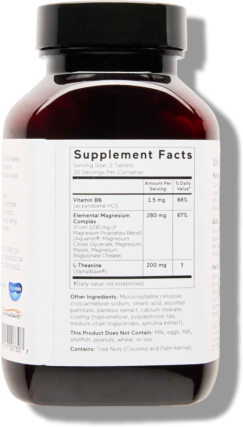 Smarter Nutrition Magnesium Complex - Chelated Glycinate, Citrate, Malate, Hydroxide - Sleep & Stress Support with L-Theanine - Soy-Free - 360 Count (Pack of 6)