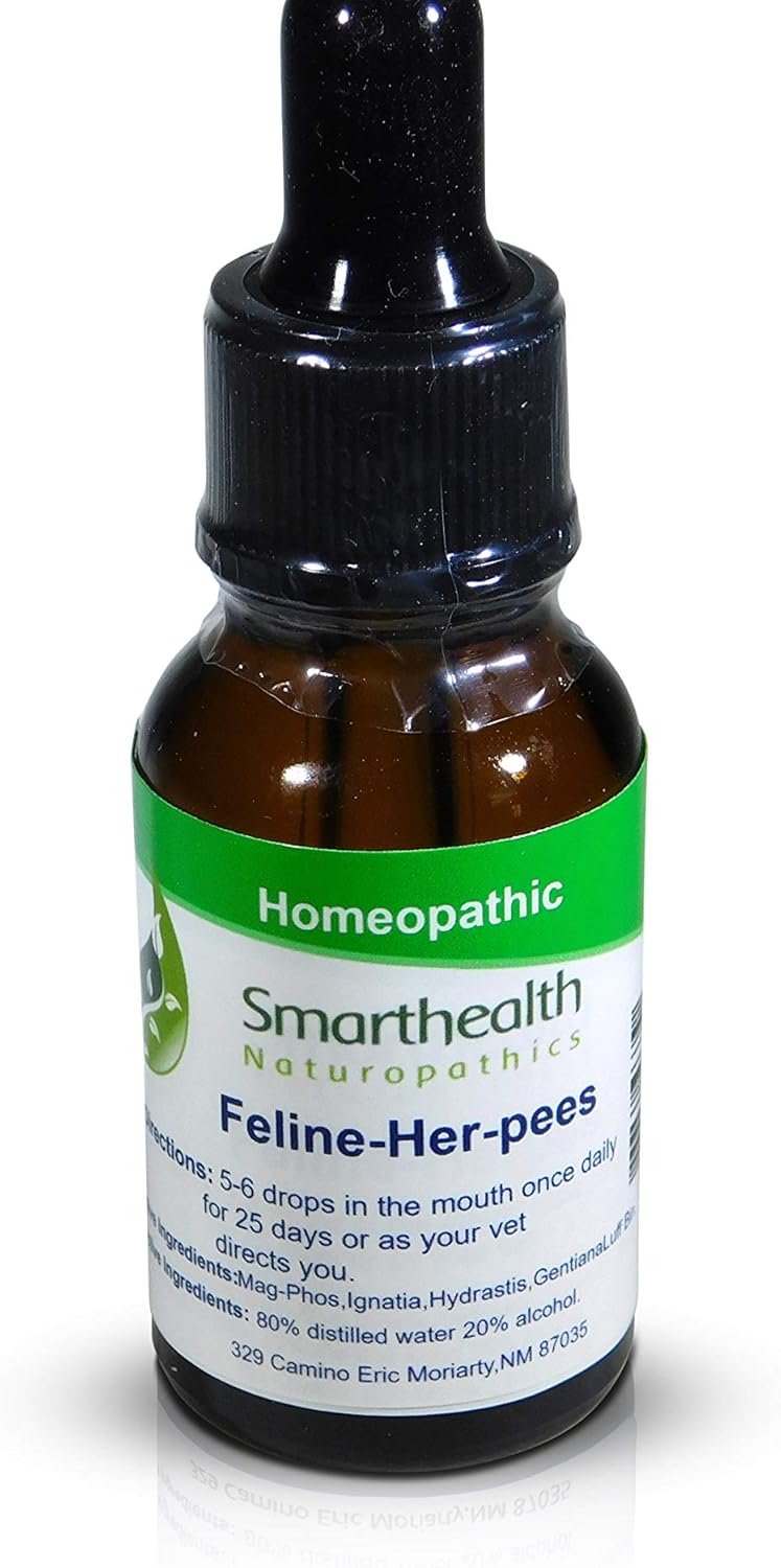 Smarthealth Naturopathics Feline Her-pees Formula for Respiratory & Eye Health