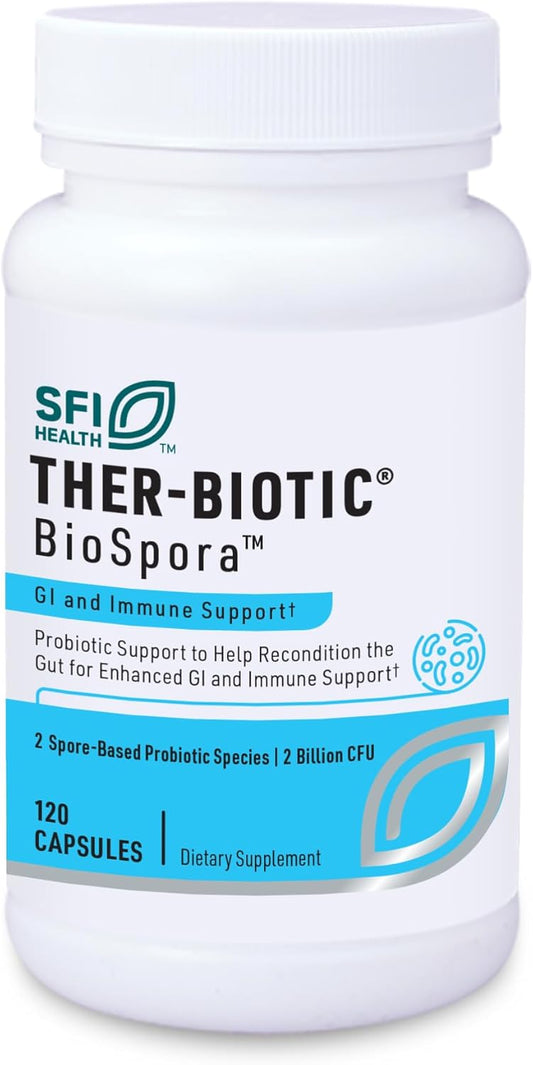 Soil-Based Probiotic for Digestive & Immune Support - 2 Billion CFU - Shelf-Stable - Bacillus Coagulans & Subtilis - Men & Women - 120 Capsules