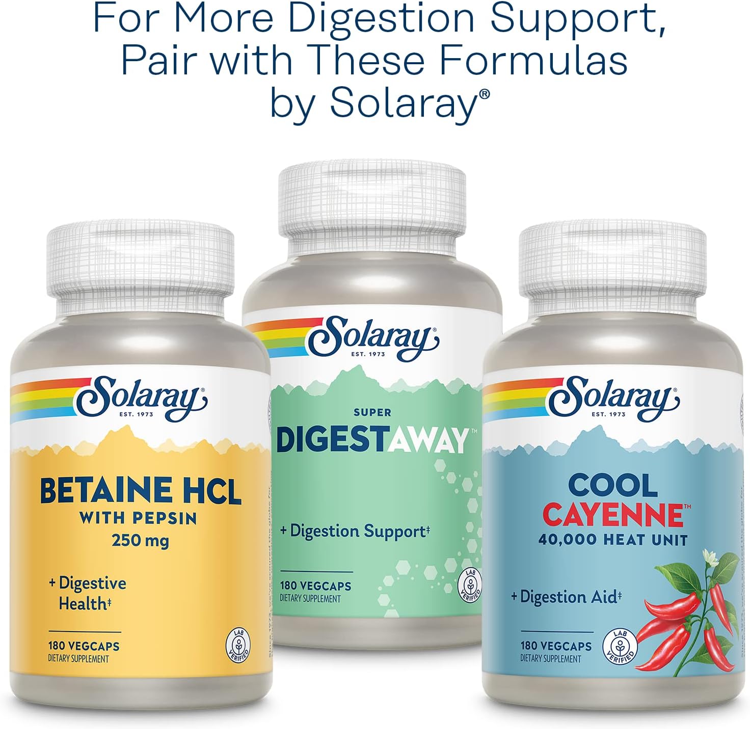Solaray Alfalfa Leaf Capsules 860mg - Superfood for Healthy Digestion - Vegan with Vitamins, Minerals, and Fiber - 100 VegCaps, 60 Day Guarantee