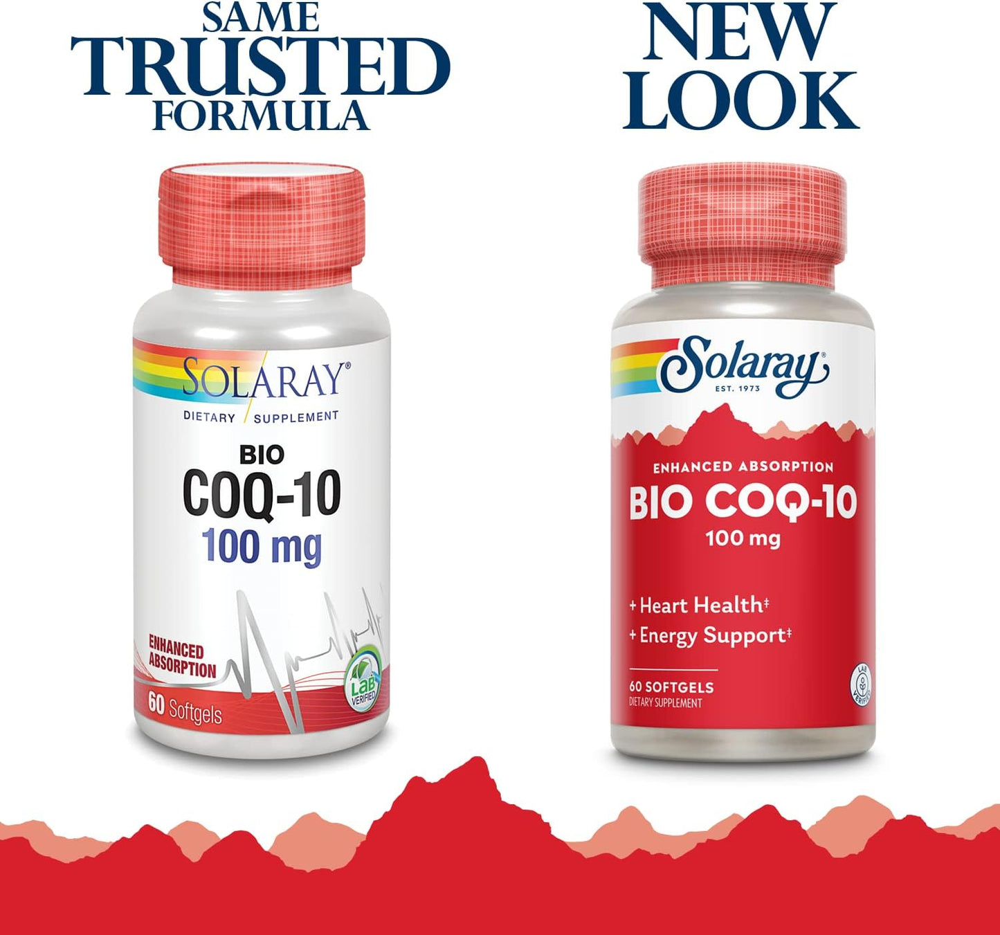 Solaray Bio CoQ-10 100 mg Capsules with Enhanced Absorption for Heart & Cellular Energy Support - 60 Count