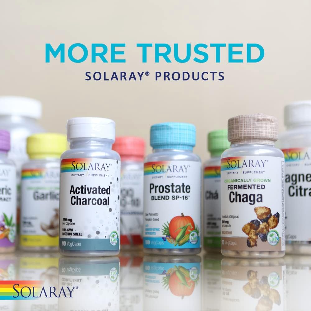 Solaray DL-Phenylalanine 500mg - Essential Amino Acids for Nervous System, Mood & Energy - 60 VegCaps