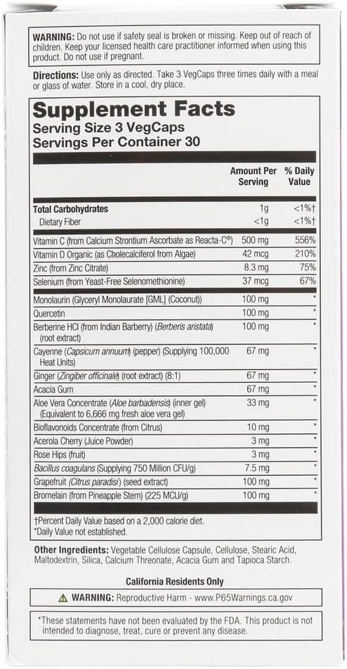 Solaray IMMUNEFIGHT Respiratory Support Capsules - 90 Vegetarian Capsules