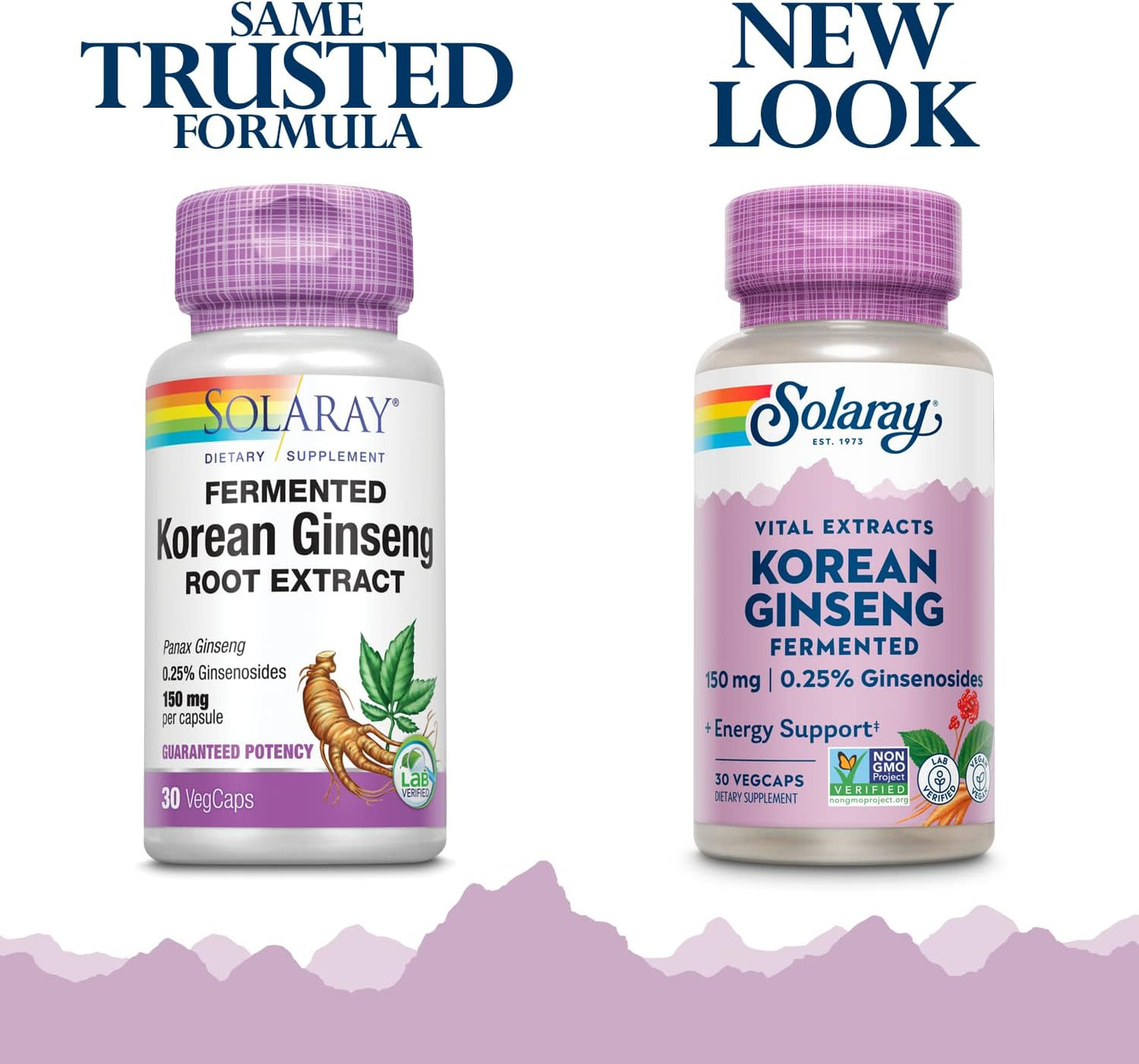 Solaray Korean Ginseng Root Extract: Boost Energy, Endurance & Reduce Stress | Vegan, Non-GMO | 30 VegCaps