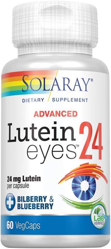 Solaray Lutein Eyes Advanced Capsules - 24 mg, 60 Count - BoostGo Australia